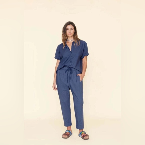 XIRENA DRAPER PantNWT Marlin Blue Casual Drawstring XS